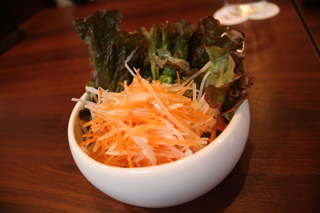 渋谷 韓の台所 焼肉ランチのサラダ