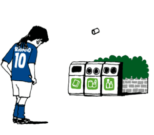 Portrait of Roberto Baggio