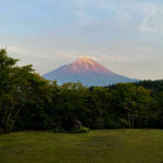 アブラサスホテルから見た富士山