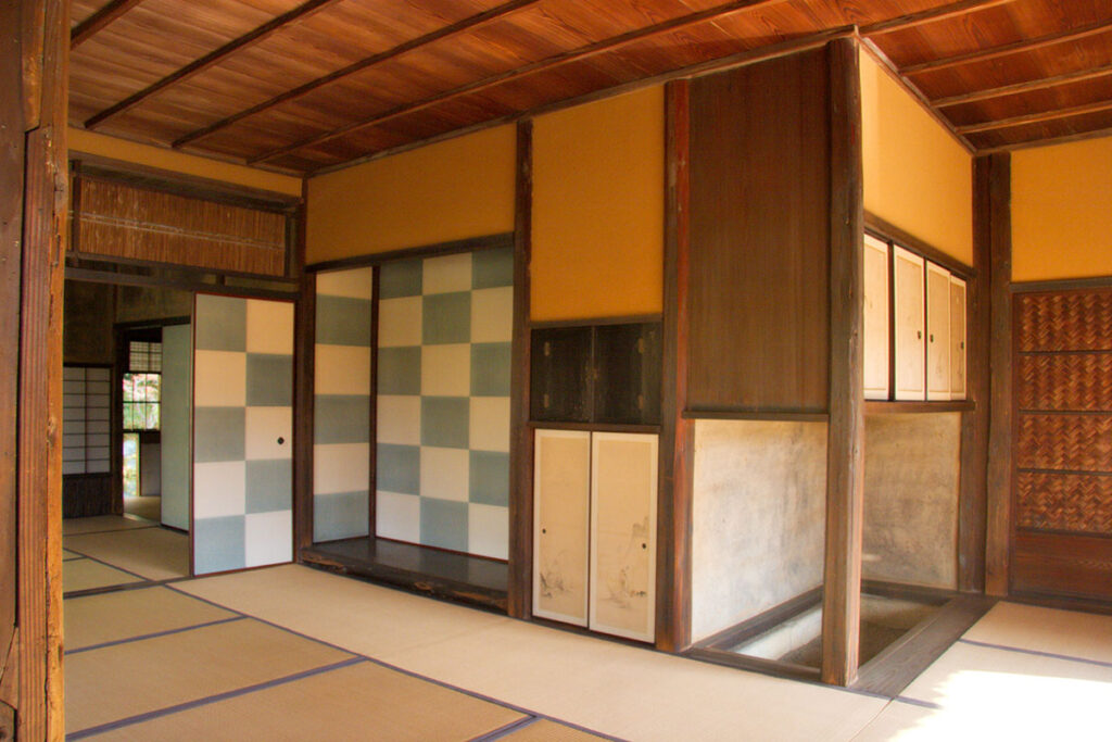市松文様｜桂離宮の茶室、松琴亭