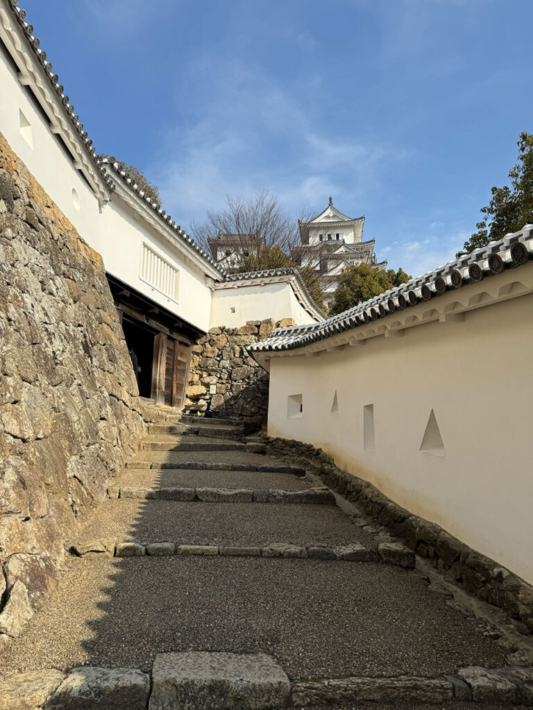 時代劇「暴れん坊将軍」のロケ地、姫路城の将軍坂