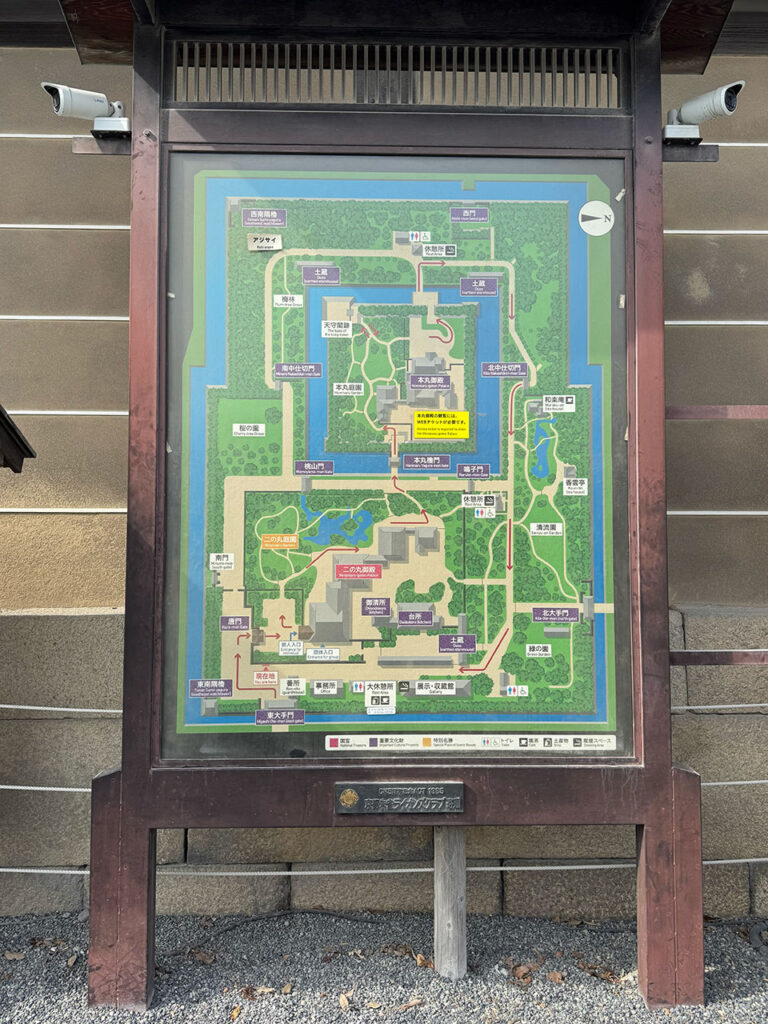 二条城の地図