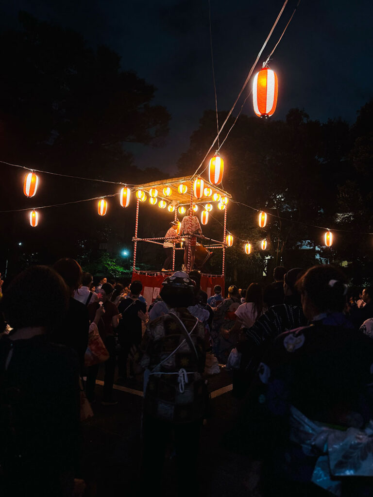 赤坂氷川神社の盆踊り