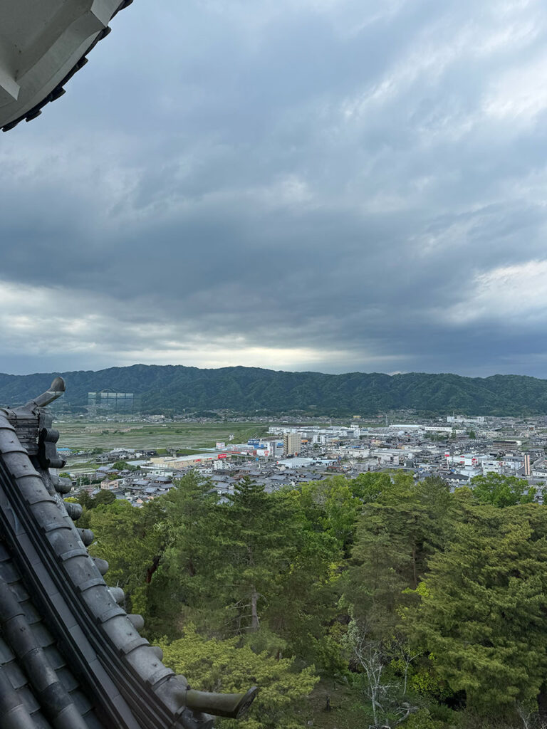 伊賀上野城からの景色