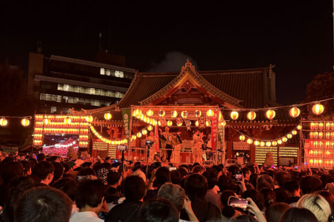 神田明神納涼祭りのアニソン盆踊り