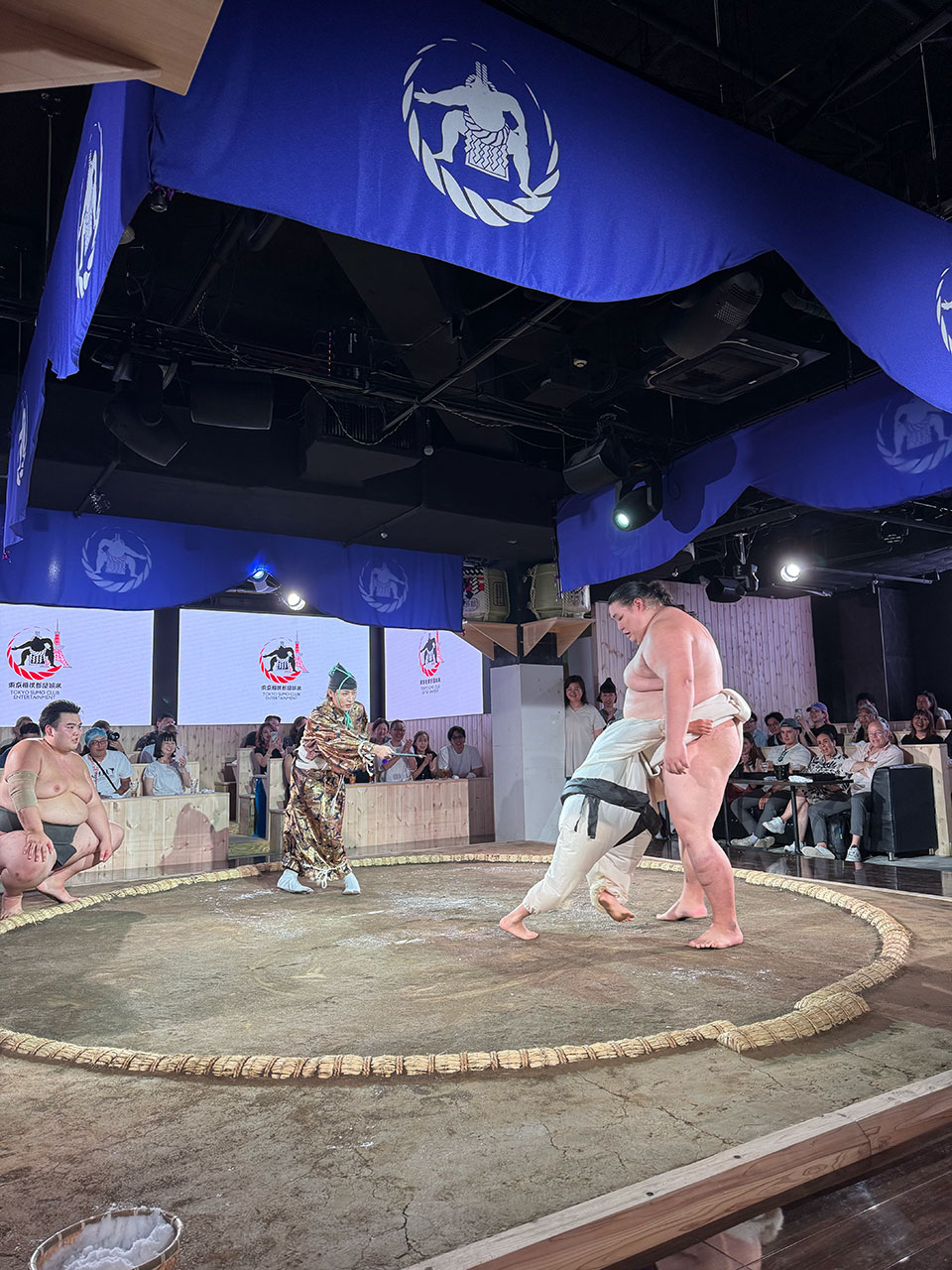 東京タワーで相撲体験